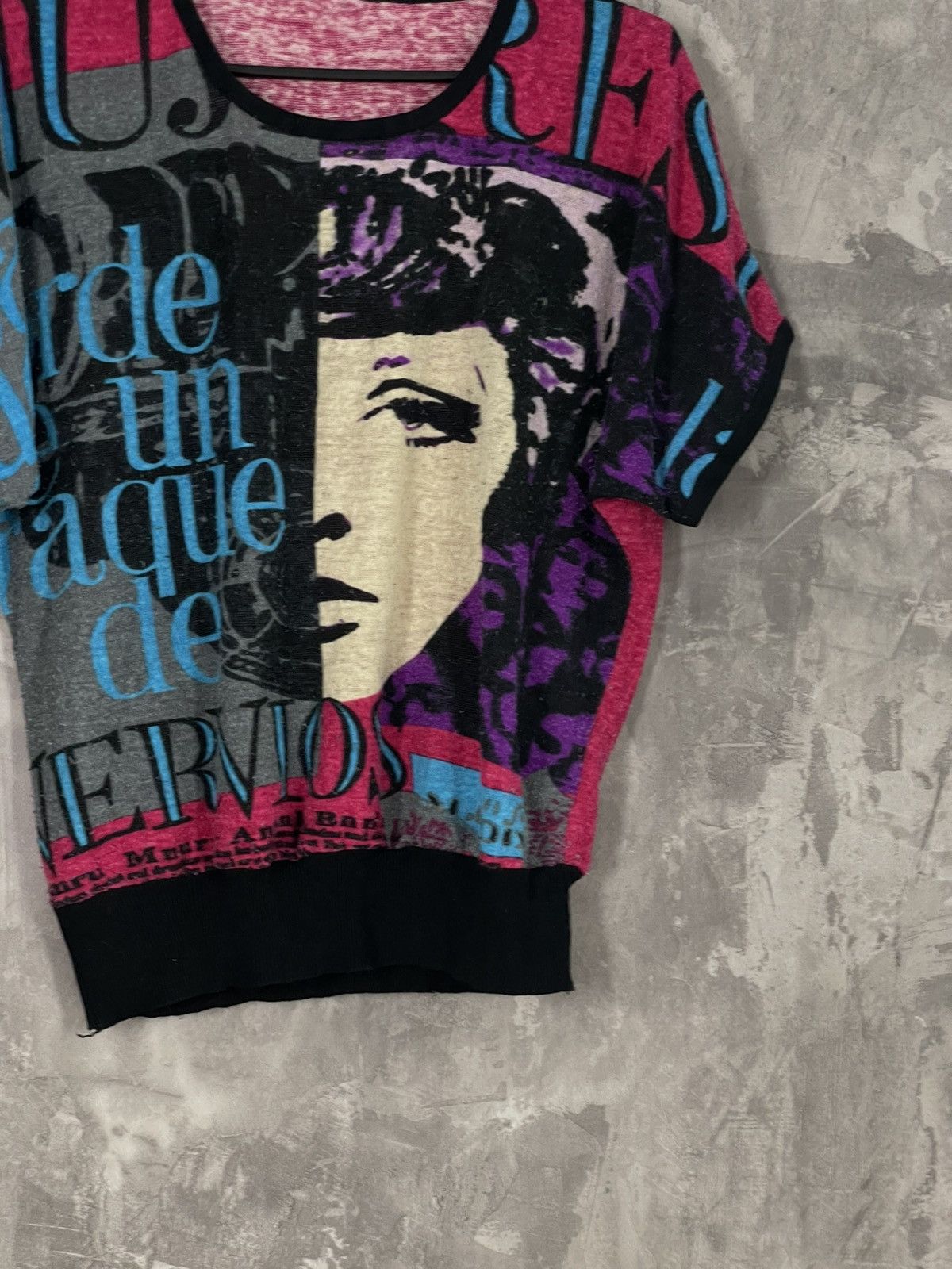 Japanese Brand Avant Garde Vintage Art Streetwear Crop Sweater Size US M / EU 48-50 / 2 - 6 Thumbnail