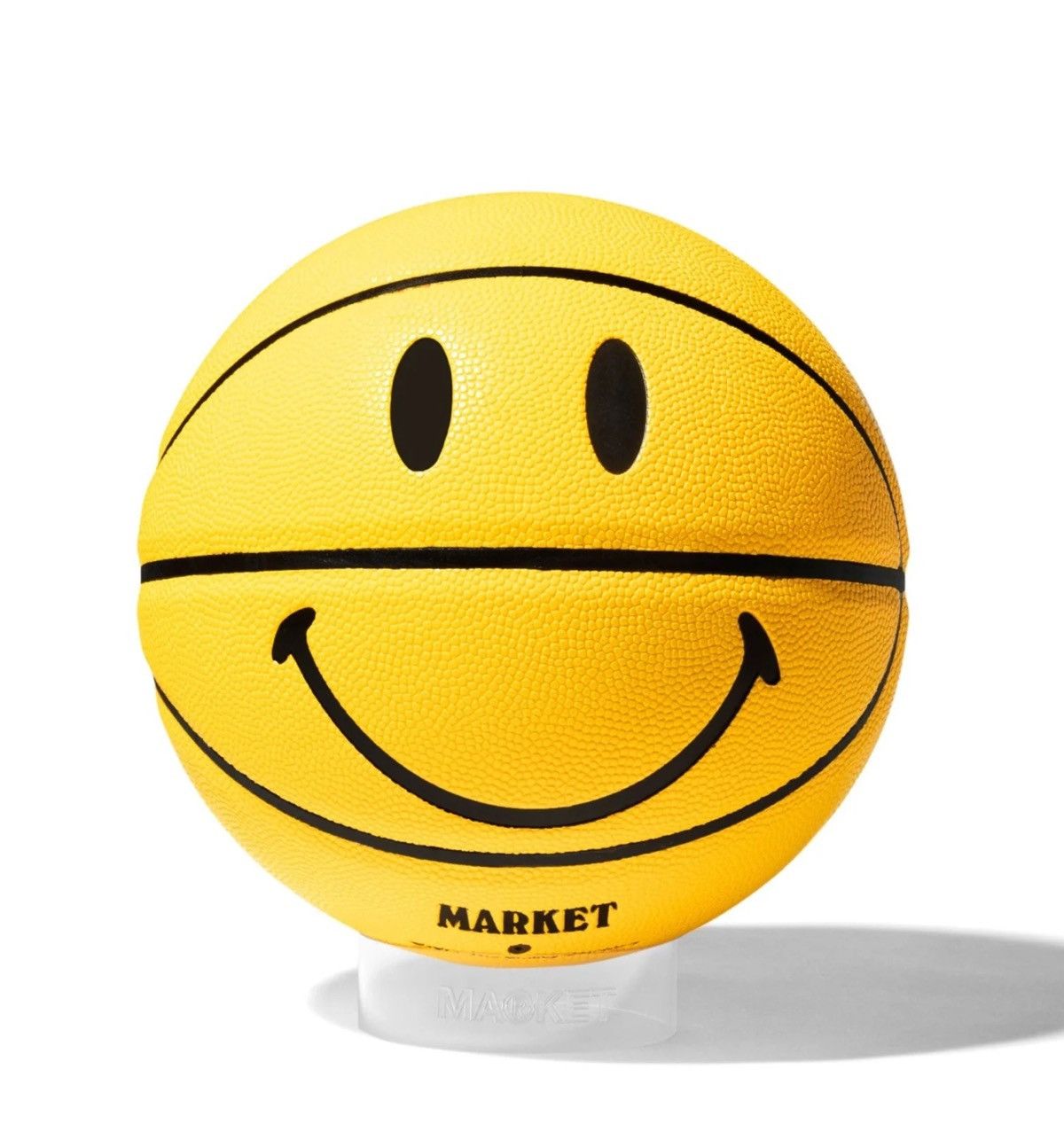 image of Market Smiley Basketball in Yellow, Men's