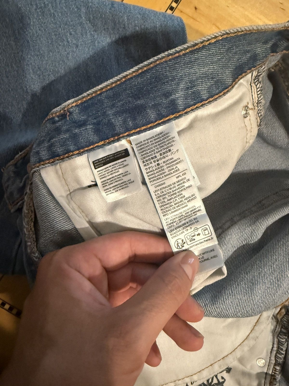 Levi's Levis 505 Mens Denim Jeans Size US 33 - 8 Thumbnail