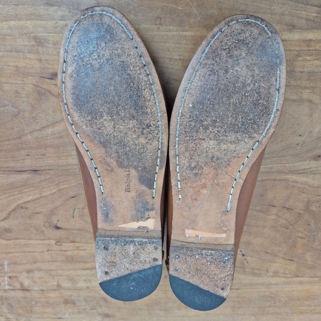 Polo Ralph Lauren × Ralph Lauren Vintage Polo Ralph Lauren Maine Bench Made Leather Flats 8.5 Size US 8.5 / IT 38.5 - 4 Thumbnail