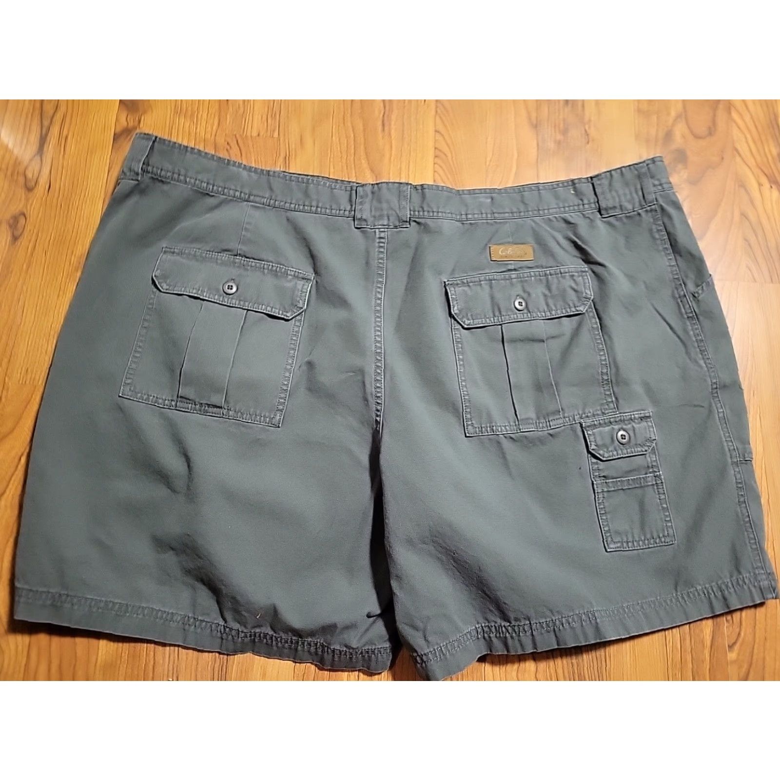 Vintage VINTAGE Cabela's Hiking Cargo Shorts Big & Tall 52 Gray Cotton Outdoors 1990s Mens Size US 36 / EU 52 - 4 Thumbnail