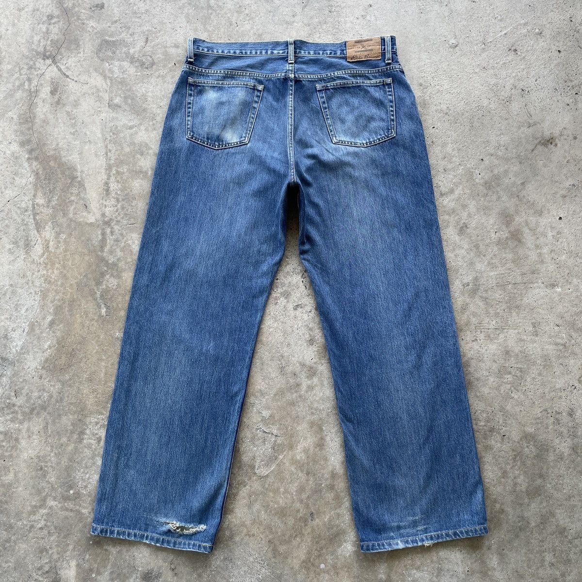 Eddie Bauer × Jean Vintage Eddie Bauer Faded Baggy Denim Jeans Pants W37x30 Size US 37 - 13 Thumbnail