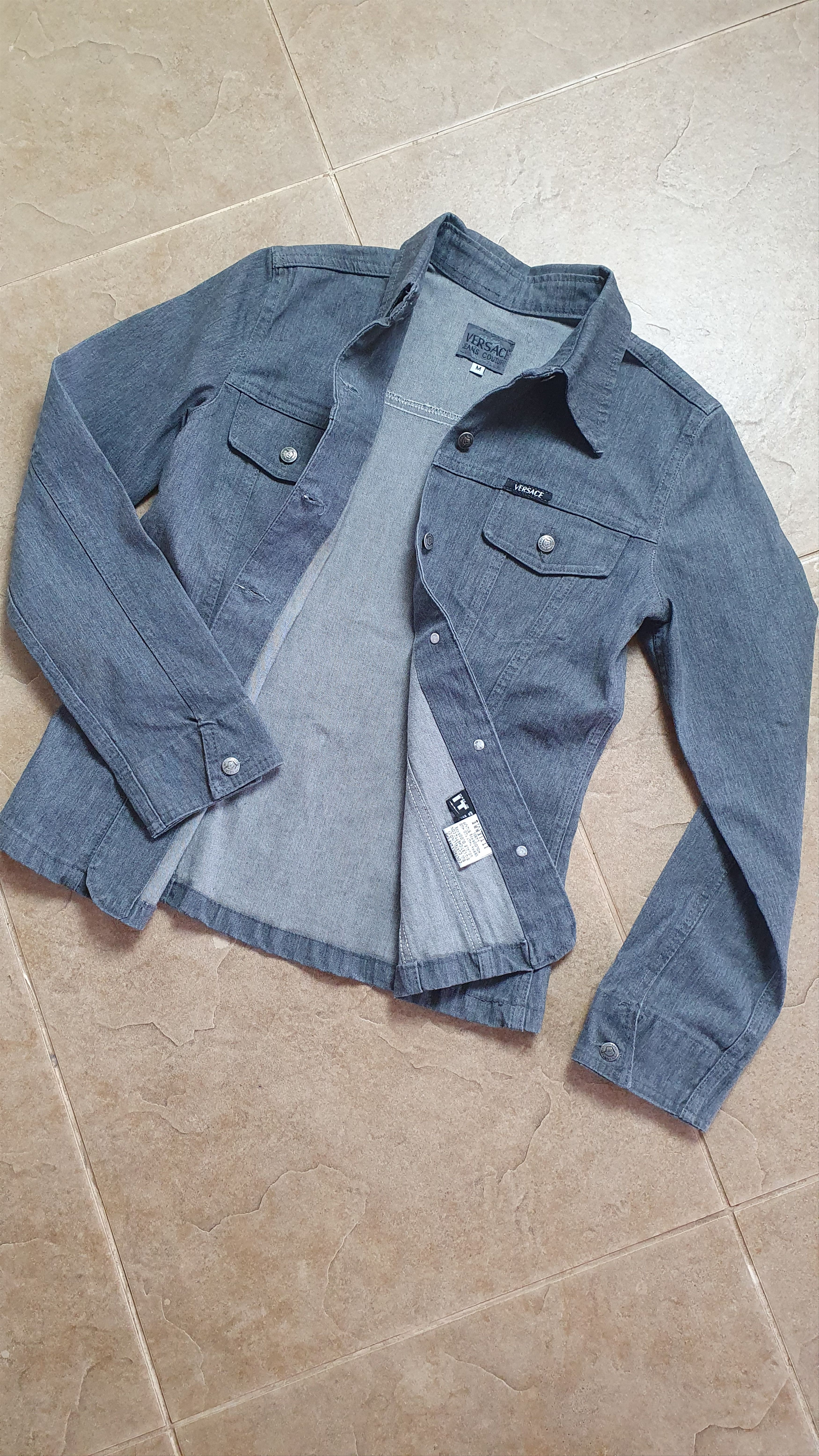 Denim Jeans Women's Jacket Gianni Versace Classic V2 Size M