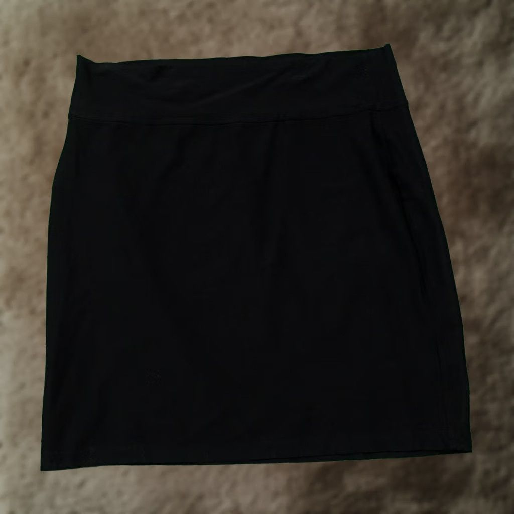 Eileen Fisher Eileen Fisher Skirt Womens XL Black Straight Pencil Knee Length Stretch Jersey Size XL / US 12-14 / IT 48-50 - 1 Thumbnail