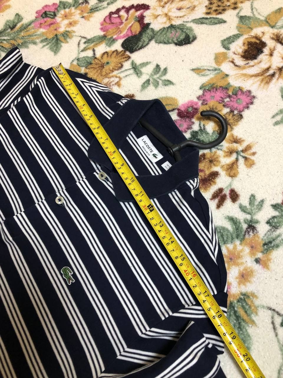 Lacoste Lacoste Men's Striped Short Sleeve Polo Shirt Size US L / EU 52-54 / 3 - 8 Thumbnail