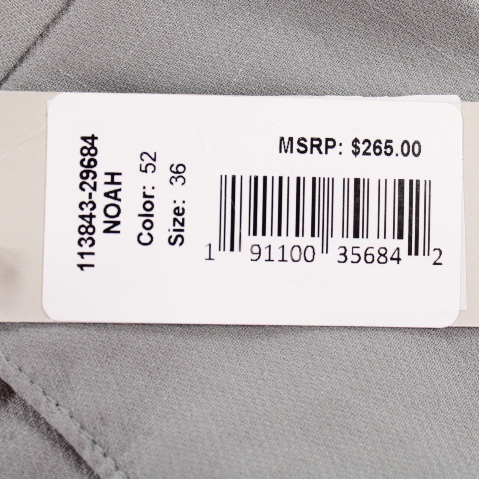 Zanella Zanella New with tags Chino Size 36 US In Gray Size US 36 / EU 52 - 4 Thumbnail