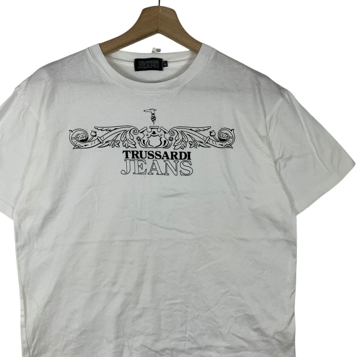 Trussardi Vintage TRUSSARDI ITALY JEANS Collection Tee Shirt Top Size S / US 4 / IT 40 - 3 Thumbnail