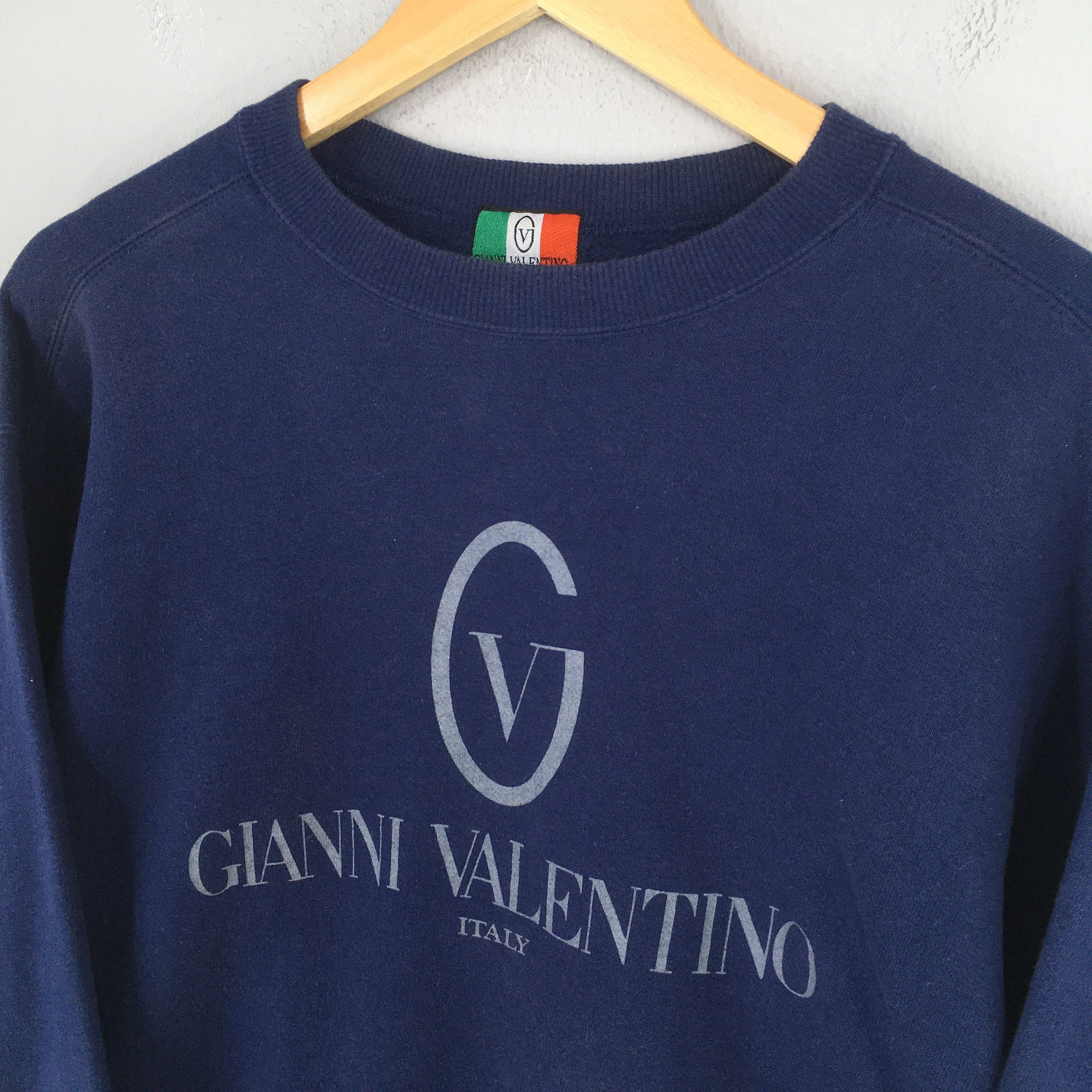 Gianni Valentino × Vintage Vintage Gianni Valentino Sweatshirt Large Size US L / EU 52-54 / 3 - 3 Thumbnail