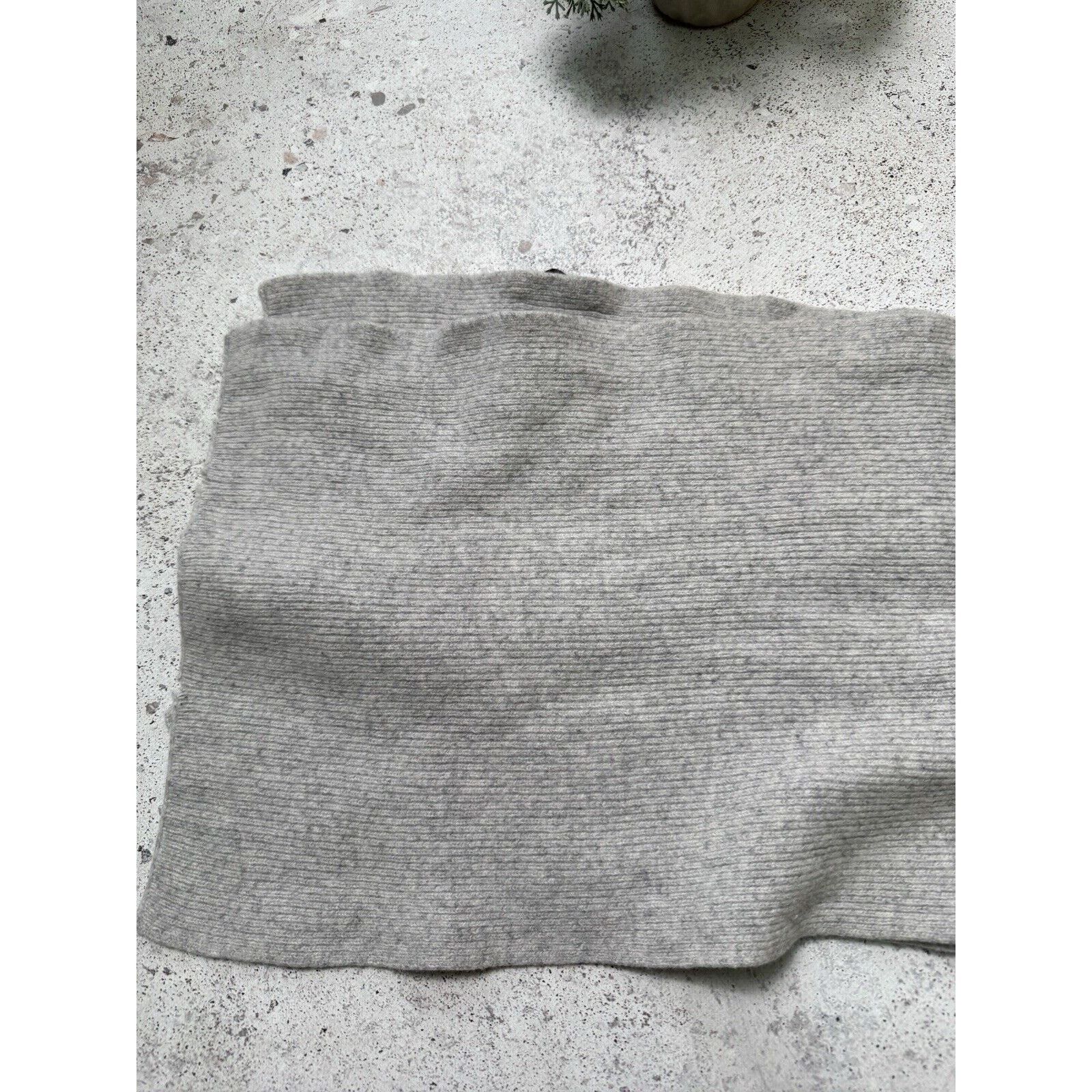 Max Mara Max Mara Weekend Wool Womens Scarf Grey Size ONE SIZE - 8 Thumbnail