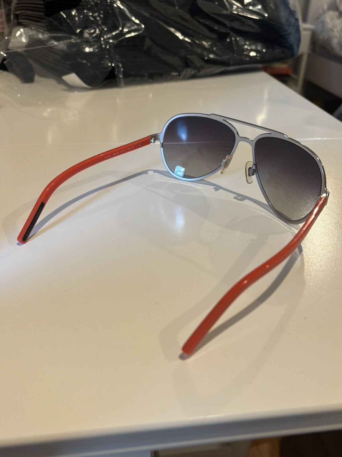 Dolce & Gabbana Dolce & Gabbana Aviator Sunglasses Ombré Lenses Orange Size ONE SIZE - 4 Thumbnail