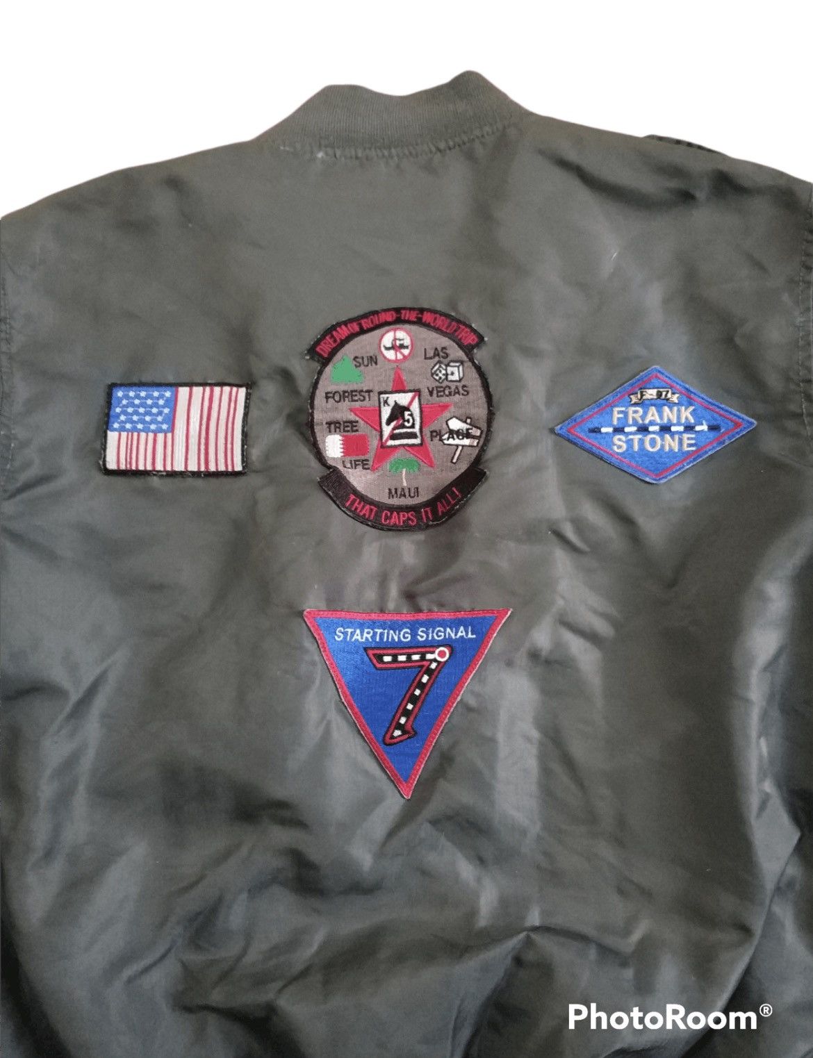 Japanese Brand 🔥Frank Stone Protagonist Patches Flight Jacket Size US M / EU 48-50 / 2 - 6 Thumbnail