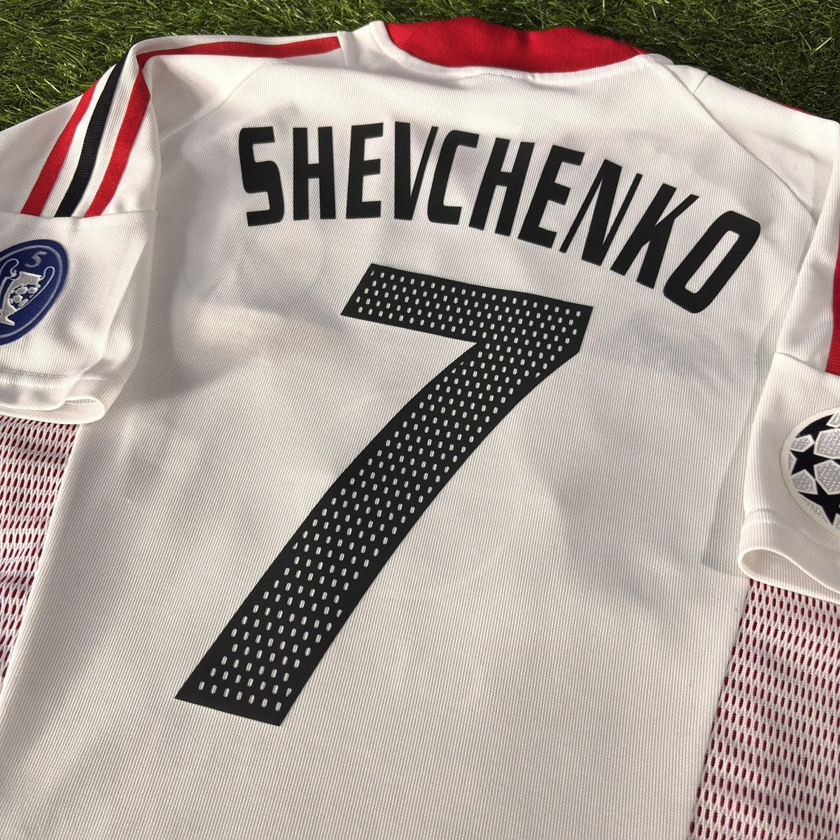 Adidas Ac Milan Away 2002-03 Champions League Final Shevchenko #9 Size US M / EU 48-50 / 2 - 13 Thumbnail