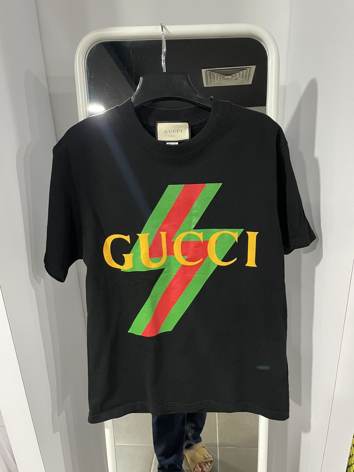 Gucci Gucci Logo Black Shirt Size US XS / EU 42 / 0 - 1 Thumbnail