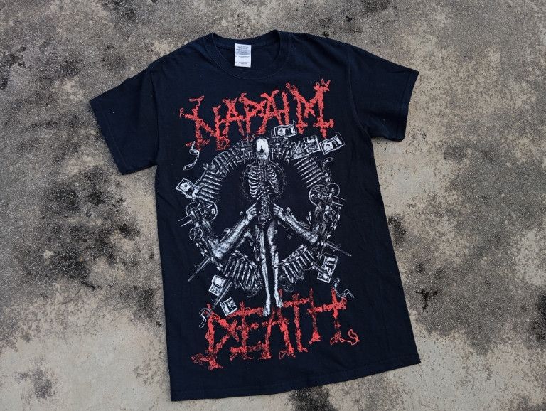 Band Tees Napalm Death Tshirt💀💥 Double Titans 2014 Japan Tour🎌 Size US S / EU 44-46 / 1 - 2 Thumbnail