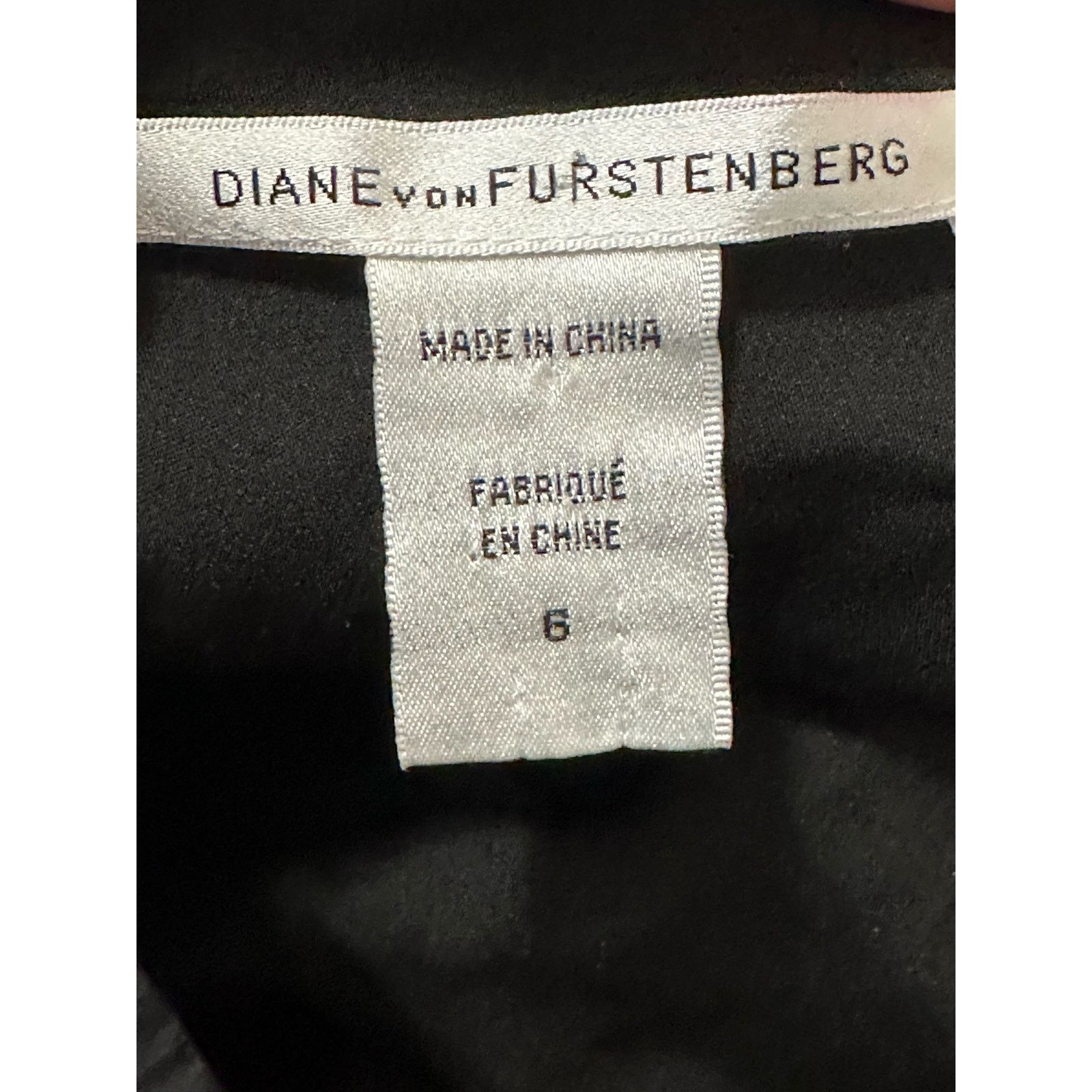 Diane von Furstenberg Diane Von Furstenberg Navy Black Strapless Dress Size 6 Size M / US 6-8 / IT 42-44 - 4 Thumbnail