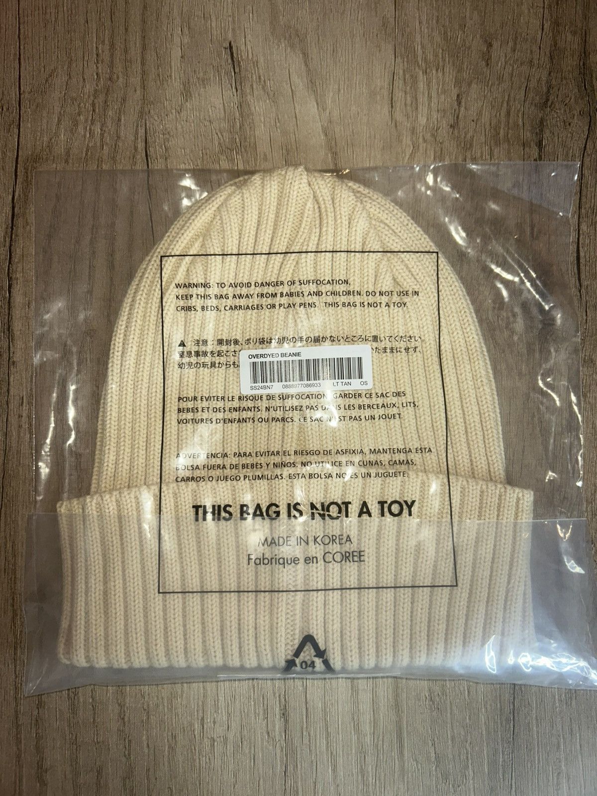 【Light Tan】Overdyed SUPREME Supreme Overdyed L S Top (SS20) - $88