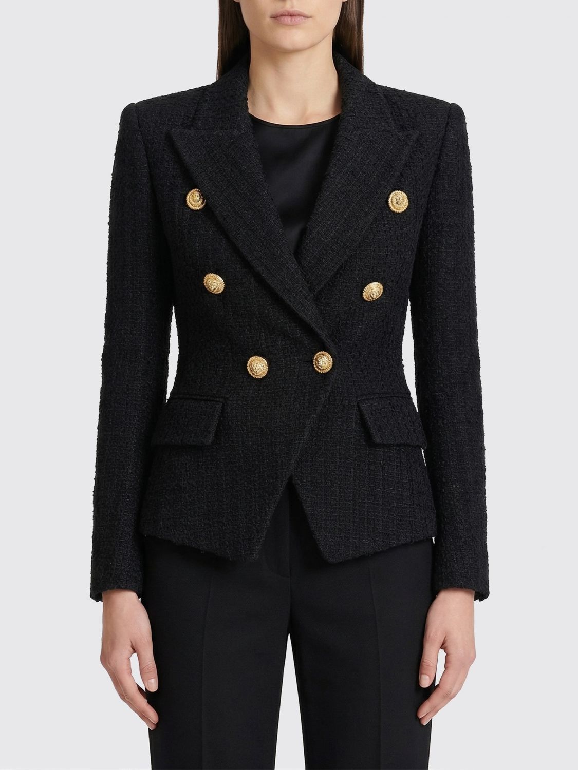 Balmain Balmain Jacket Woman Black Size M / US 6-8 / IT 42-44 - 1 Thumbnail