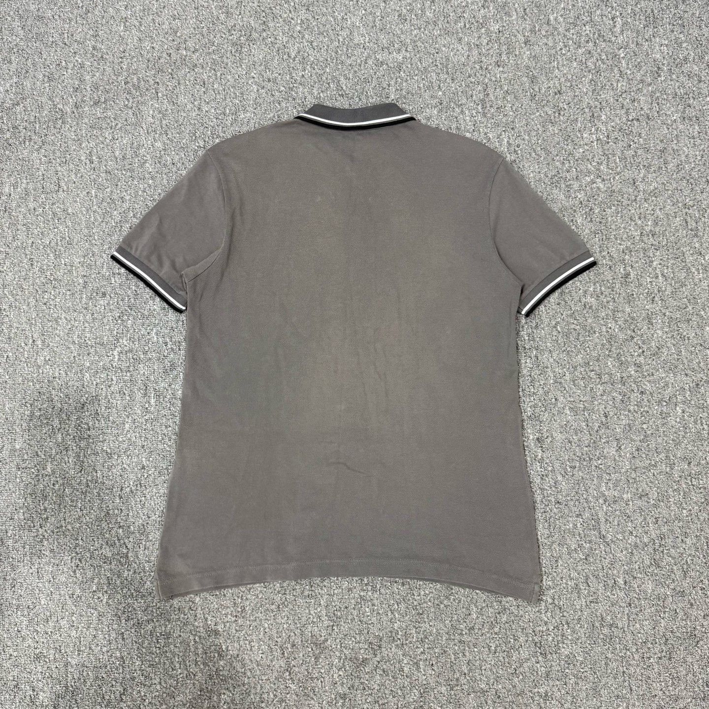 Prada Prada Gray Chest Logo Polo Shirt Size US M / EU 48-50 / 2 - 2 Thumbnail