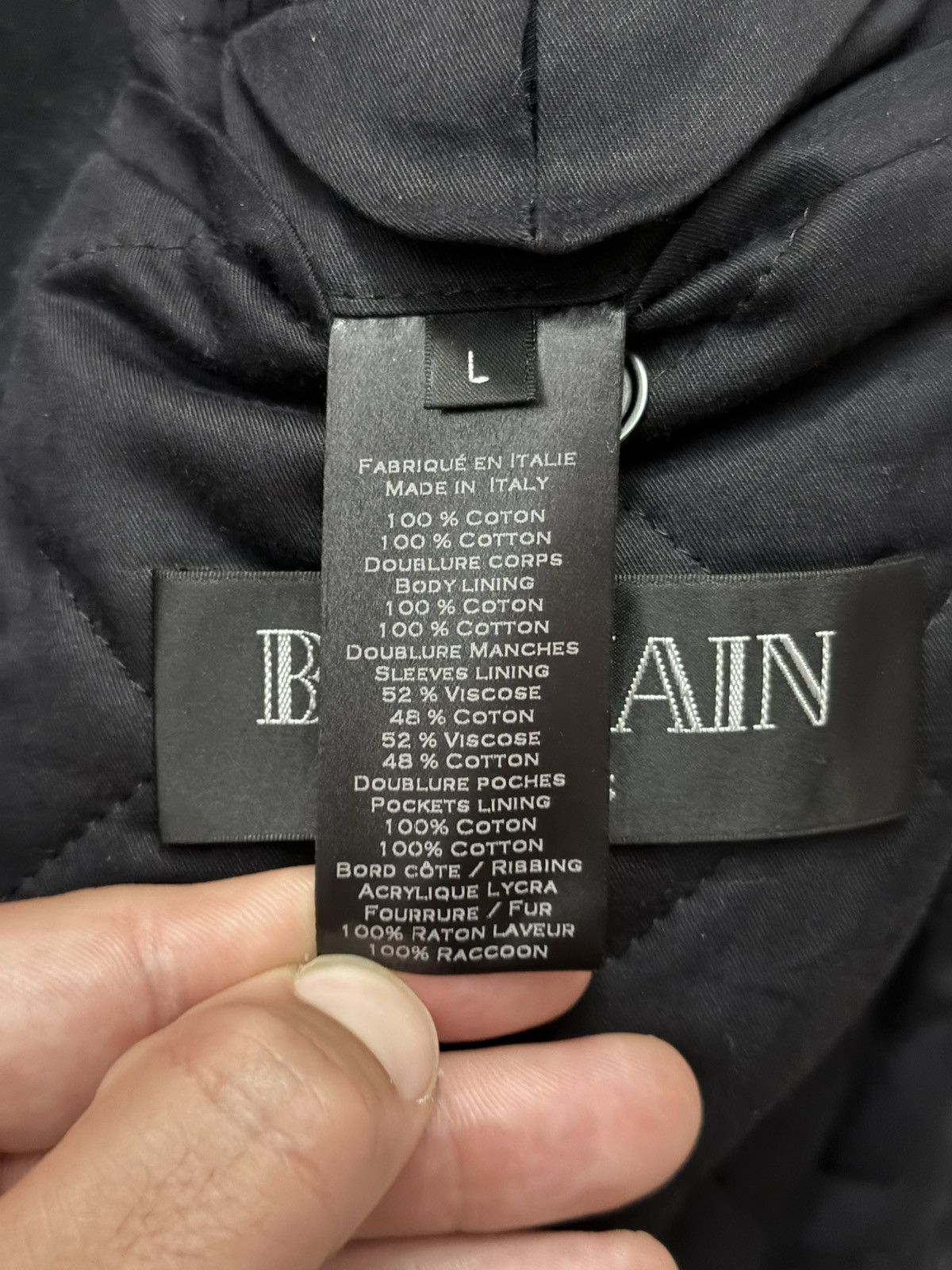 Balmain FW 2016 Balmain Military Raccoon Fur Trim Parka Size Large Size US L / EU 52-54 / 3 - 18 Thumbnail