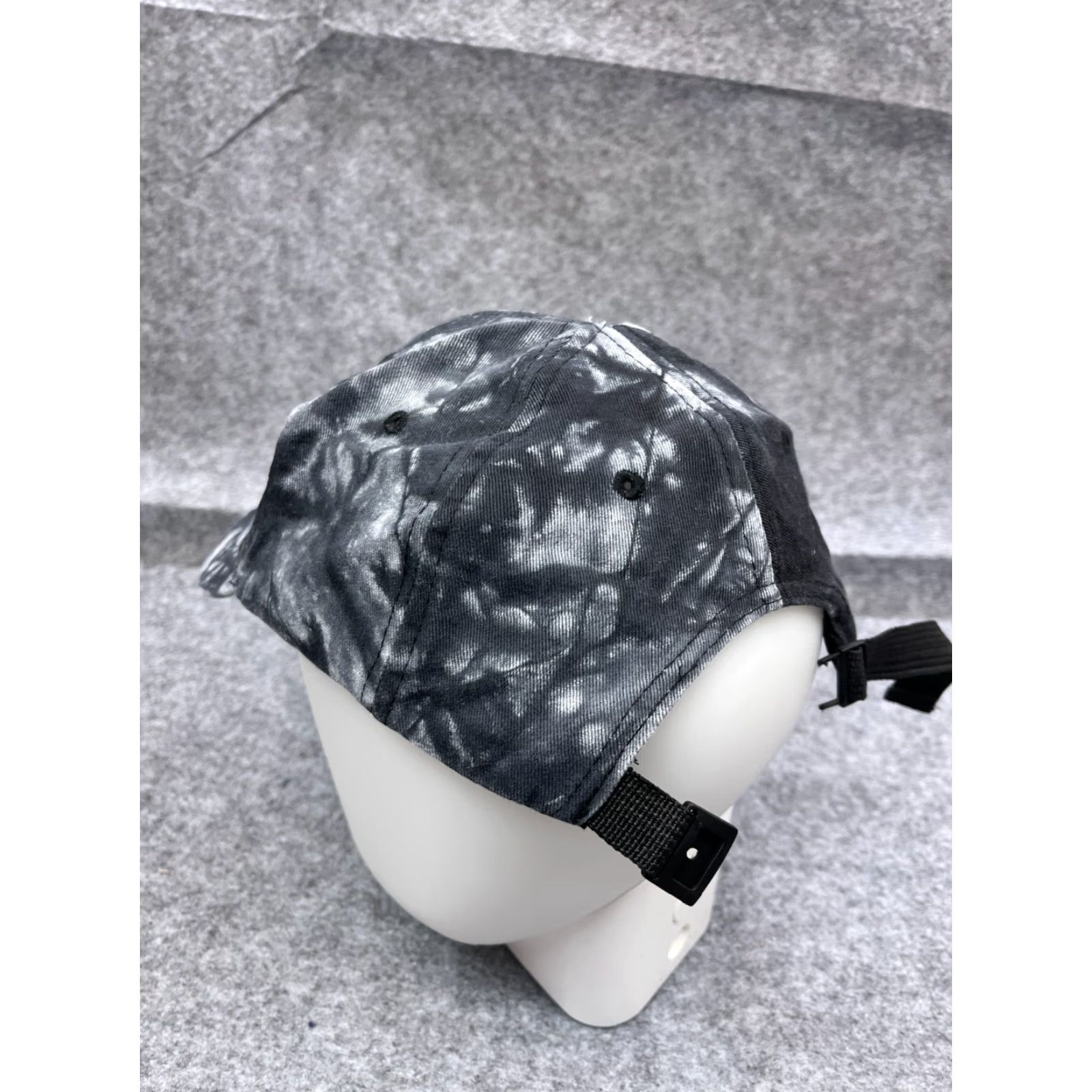 Vintage Sally Hansen Hat Cap Strap Back Adult One Size Gray Tie Dye 100% Cotton Baseball Cap Unisex Mens Womens Adults All Seasons Trending Cap 90s Theme Size ONE SIZE - 6 Thumbnail
