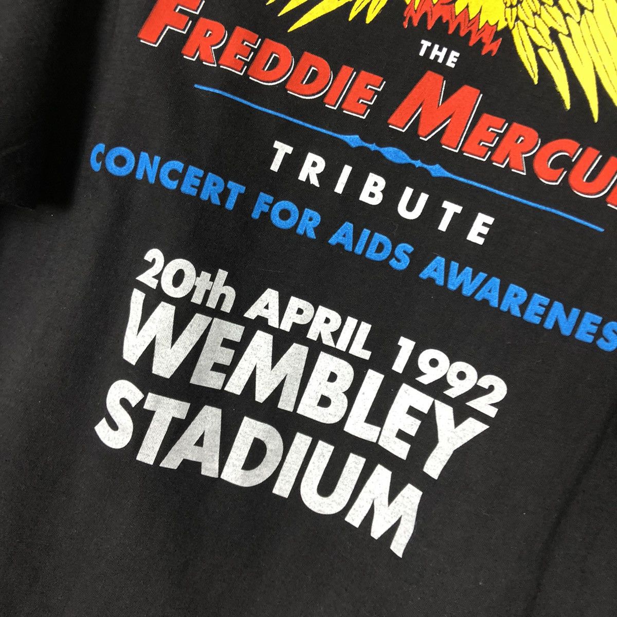 Band Tees Freddie Mercury 1992 Tribute Queen vintage tee t shirt Size US XL / EU 56 / 4 - 7 Thumbnail