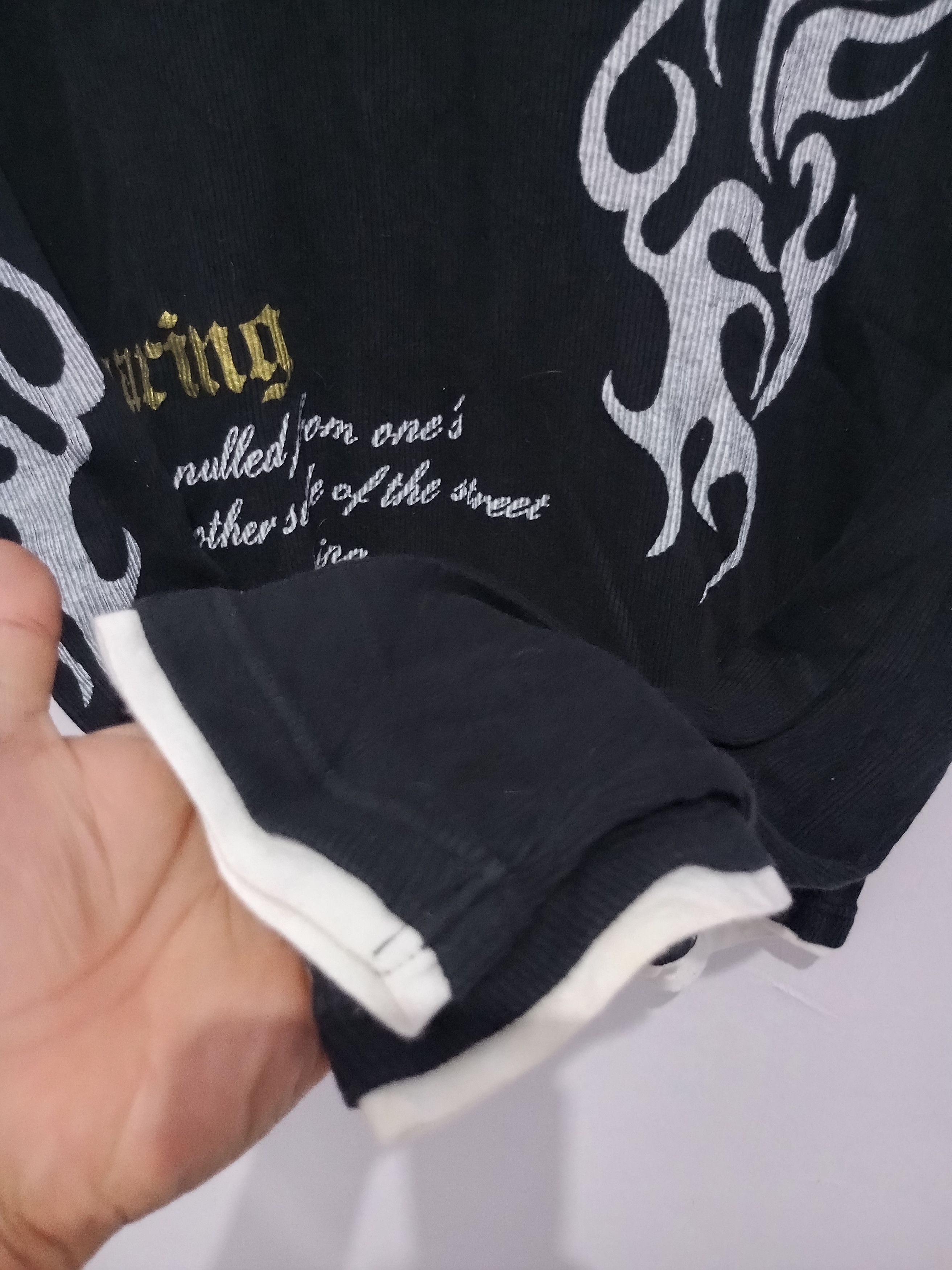 If Six Was Nine × Japanese Brand × Le Grande Bleu (L.G.B.) Japan sensory division poem double layer tribal Long sleeve Size US M / EU 48-50 / 2 - 7 Thumbnail