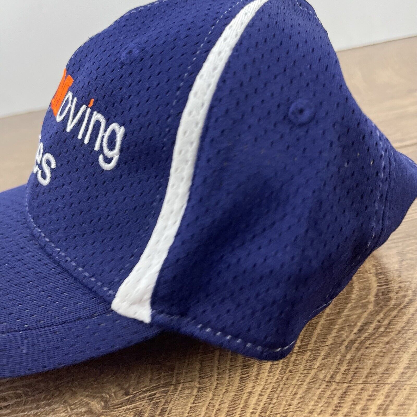 Other QMS Hat Quality Moving Services Hat Blue Cap Adjustable Blue Size ONE SIZE - 8 Thumbnail
