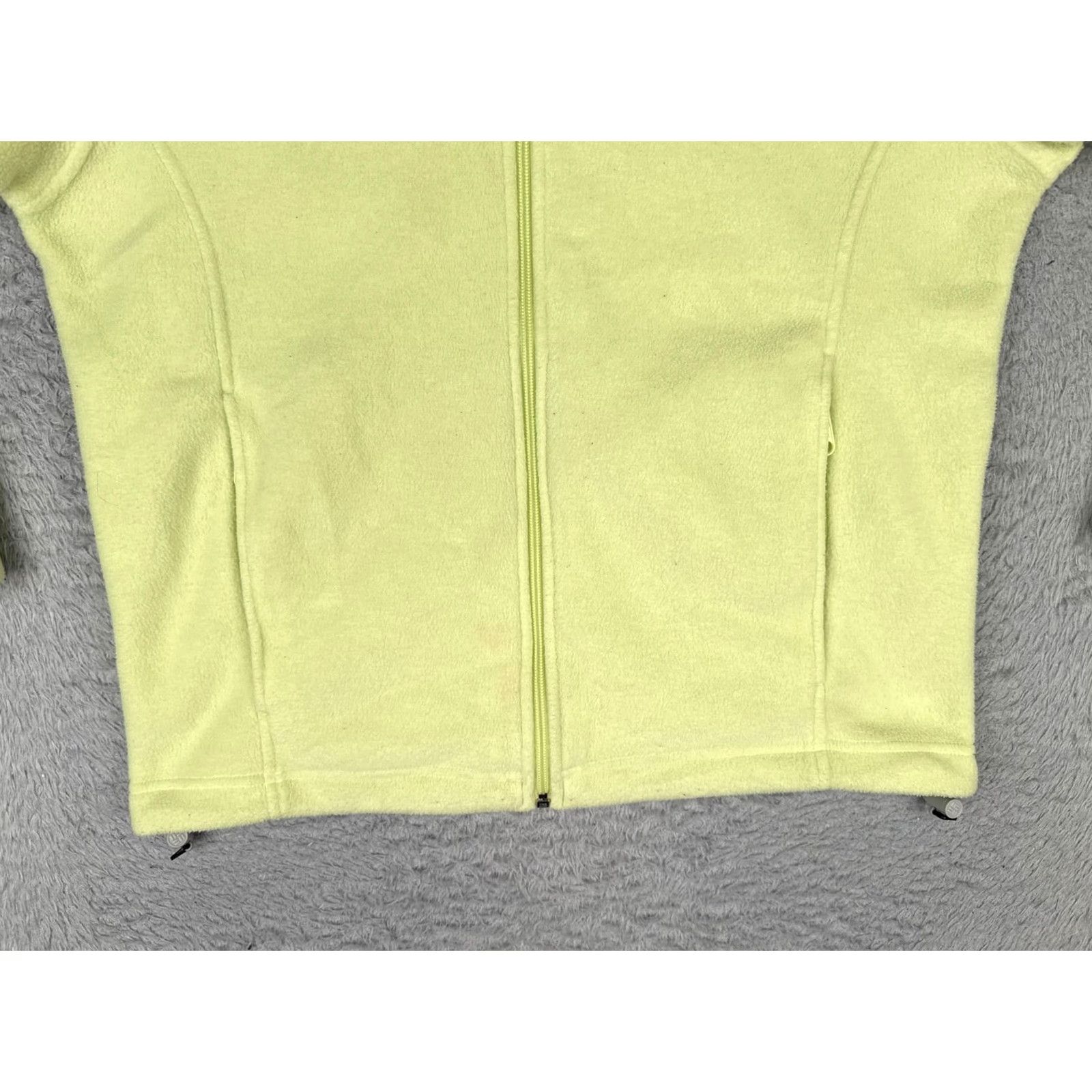 Vintage Columbia Fleece Jacket Womens Medium Yellow Full Zip Pockets Hiking Outdoor Size M / US 6-8 / IT 42-44 - 5 Thumbnail