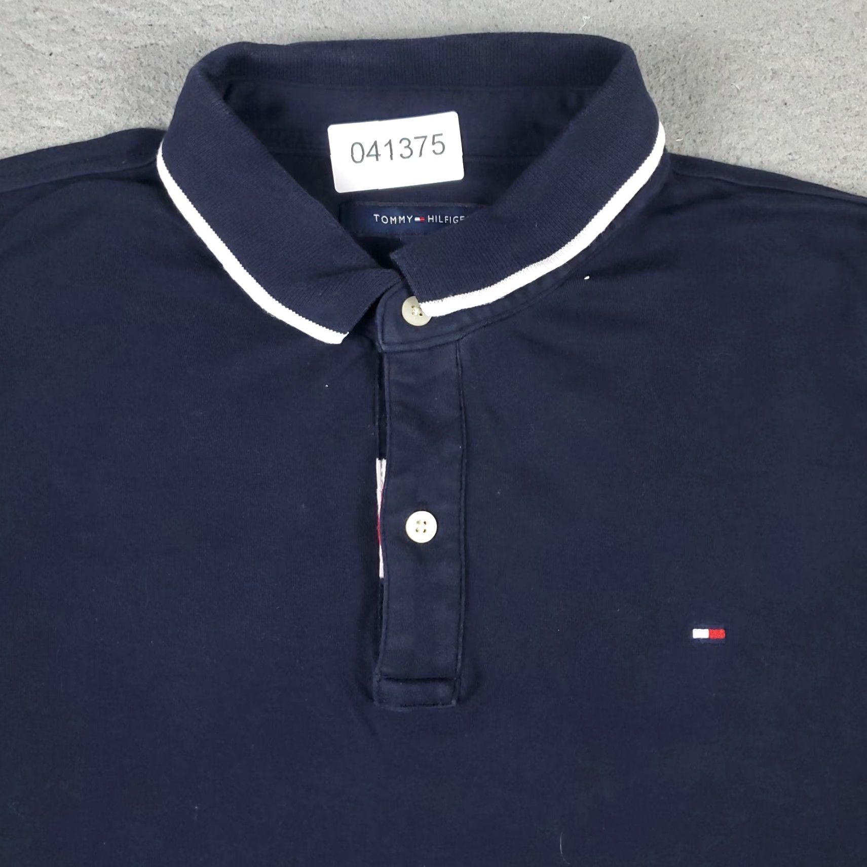 Tommy Hilfiger Tommy Hilfiger Polo Shirt Mens Large Blue Casual Short Sleeve Activewear Size US L / EU 52-54 / 3 - 2 Thumbnail