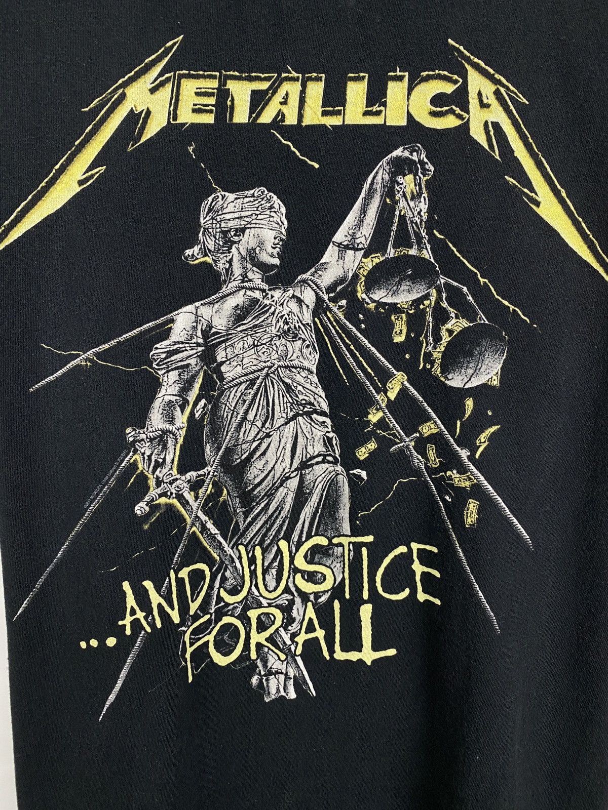 Metallica Vintage Y2K Metallica And Justice For All Rock Band T-Shirt Size US M / EU 48-50 / 2 - 4 Thumbnail
