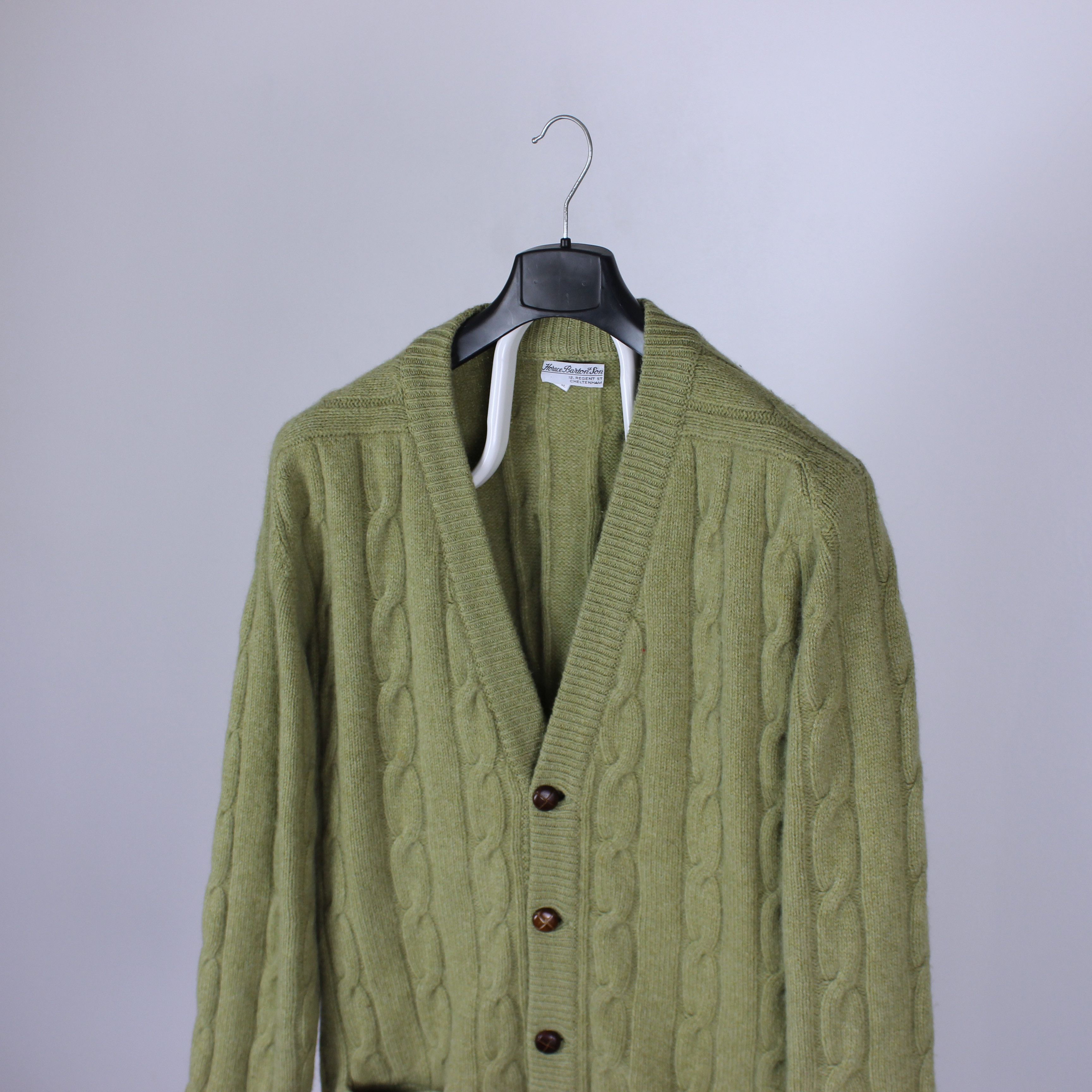 Horace Barton Son knitwear heavy men sweater L XL 46 in 117