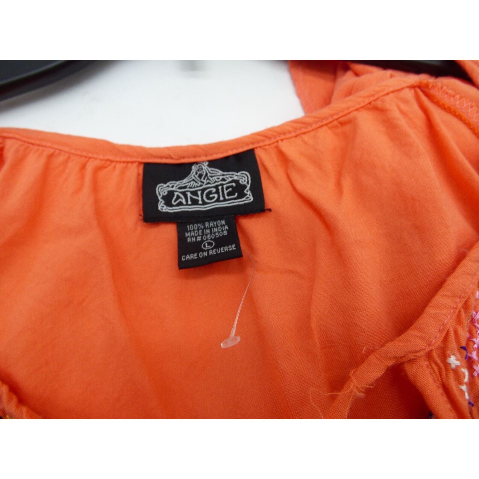 Other Angie Junior’s Elasticized Waist ¾ Sleeve tunic dress, Salmo Size ONE SIZE - 7 Thumbnail