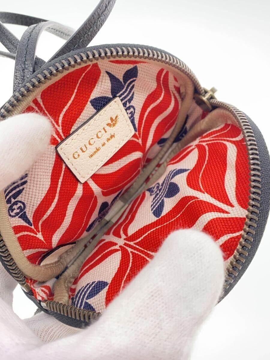 Gucci Gucci x adidas Leather Coin Case Black Size ONE SIZE - 4 Thumbnail