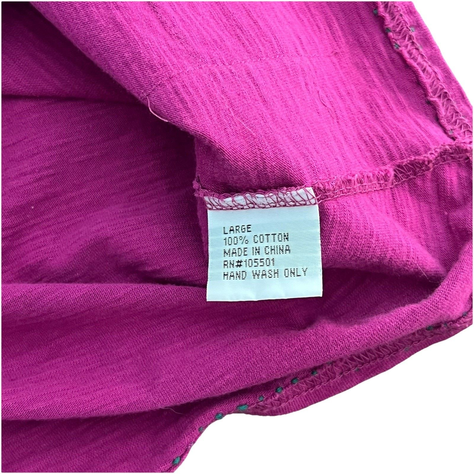 Double D Ranch Double D Ranch (L) Purple Embroidered Bling Shirt Western Size L / US 10 / IT 46 - 5 Thumbnail