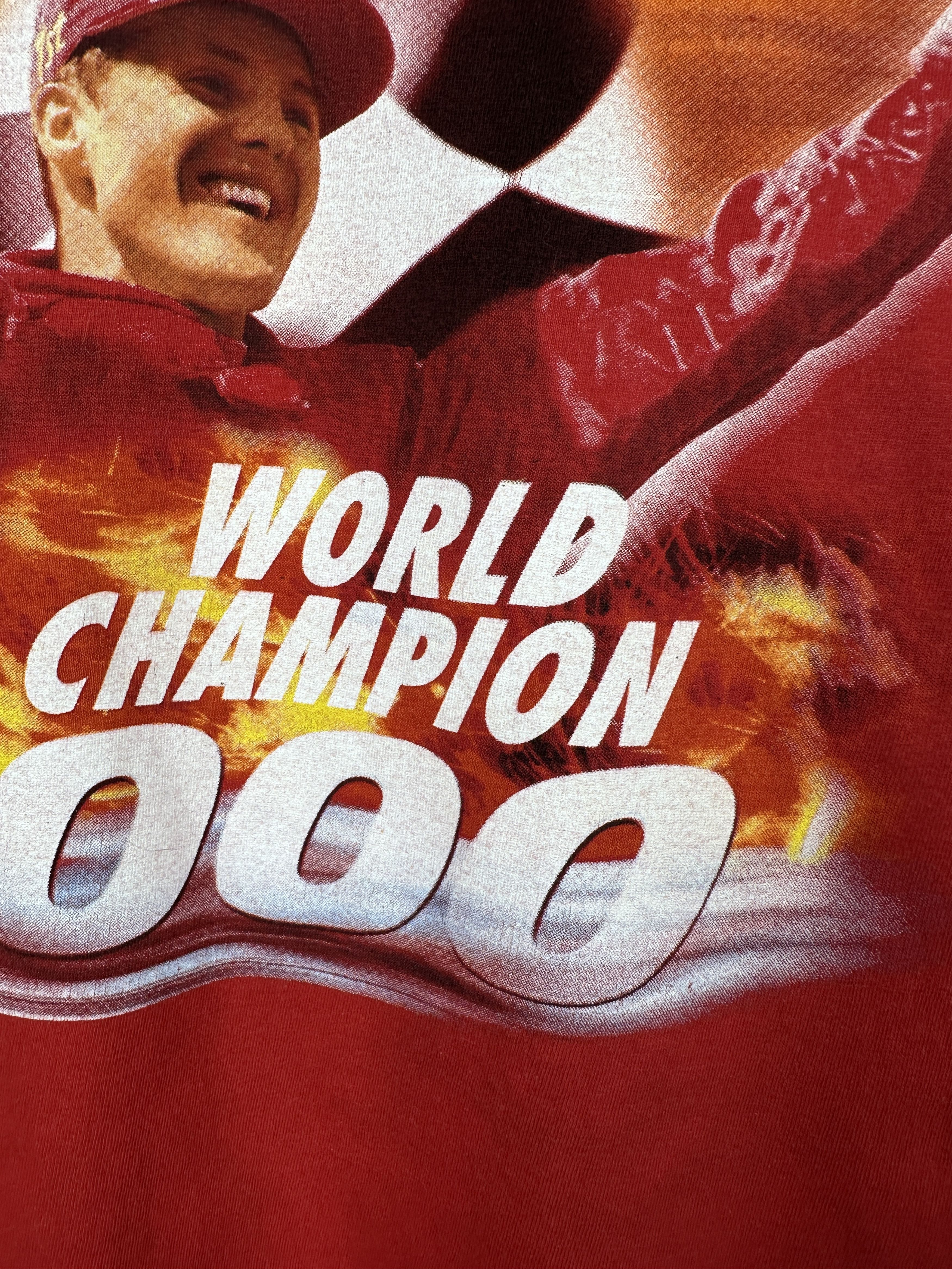 Formula 1 Vintage Michael Schumacher World Champion Graphic T Shirt Size US L / EU 52-54 / 3 - 13 Thumbnail