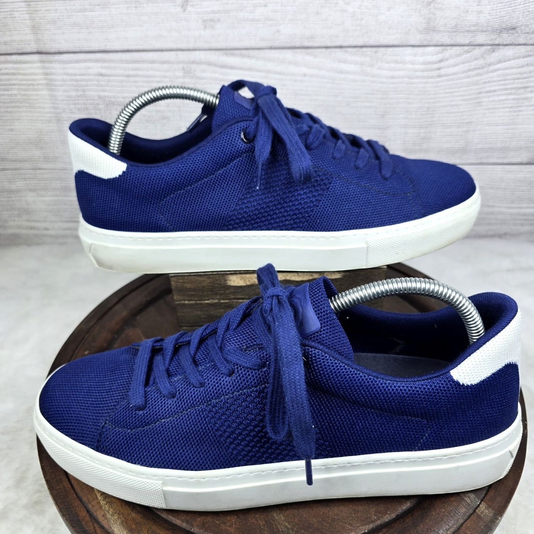 Greats Brooklyn Men\'s Royale Knit Blue Low Top Casual Sneakers Mens 8 NEW close main image 3