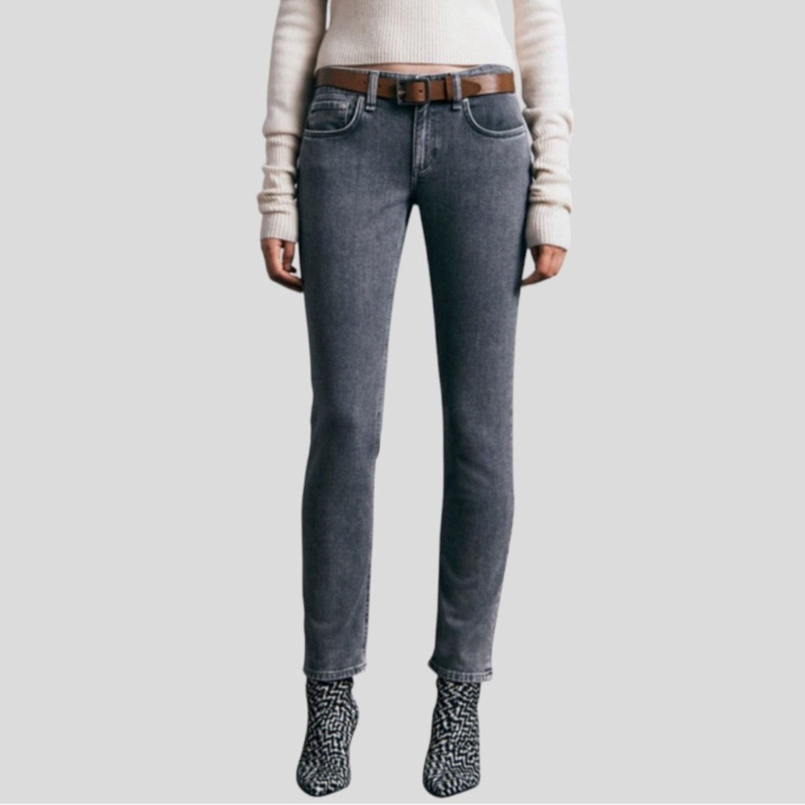 Rag & Bone Rag & Bone Gray Jeans | Size 26 Size 26" / US 2 / IT 38 - 4 Thumbnail