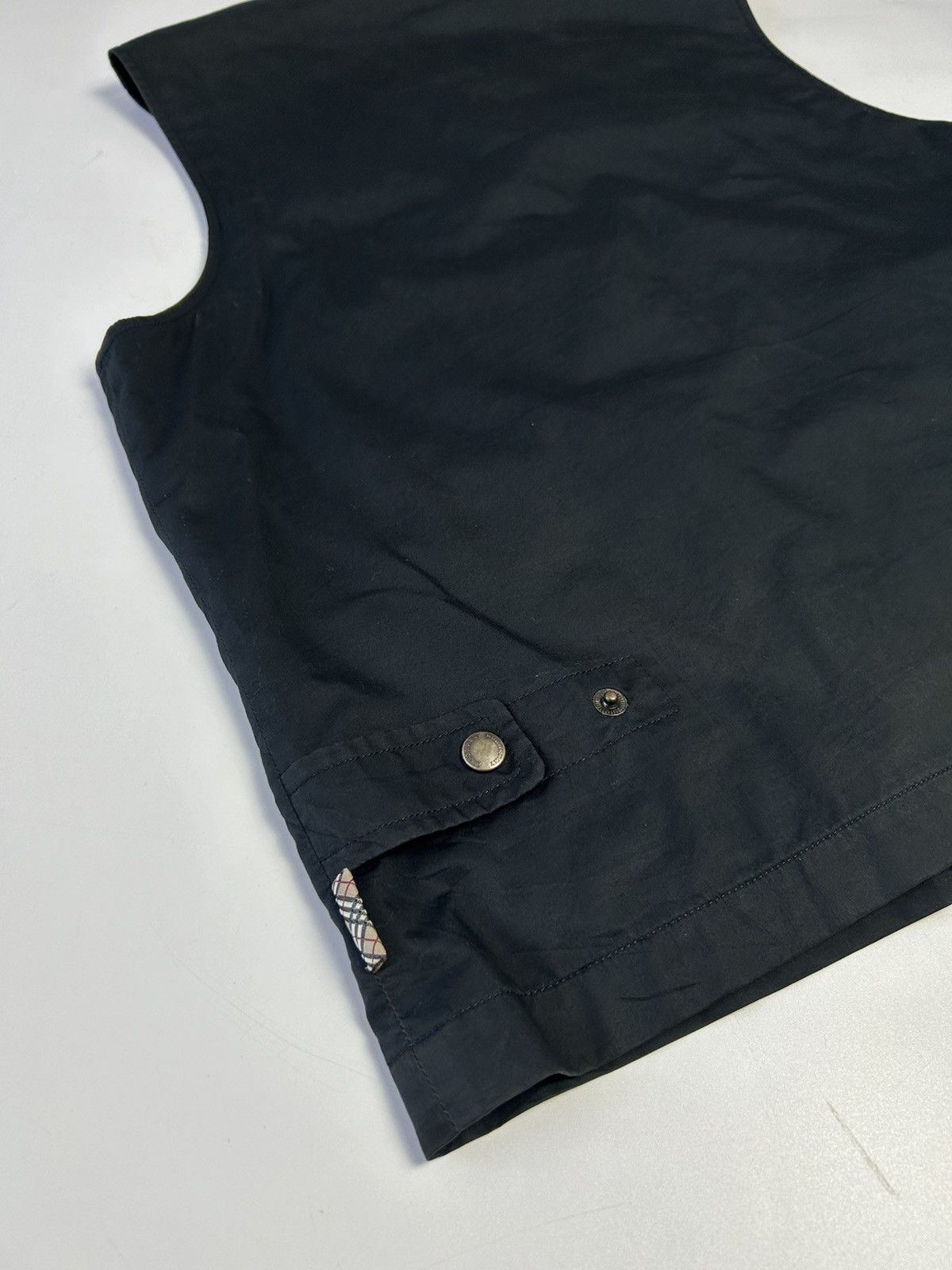 Burberry × Designer BURBERRY LONDON COTTON VEST Size US L / EU 52-54 / 3 - 3 Thumbnail