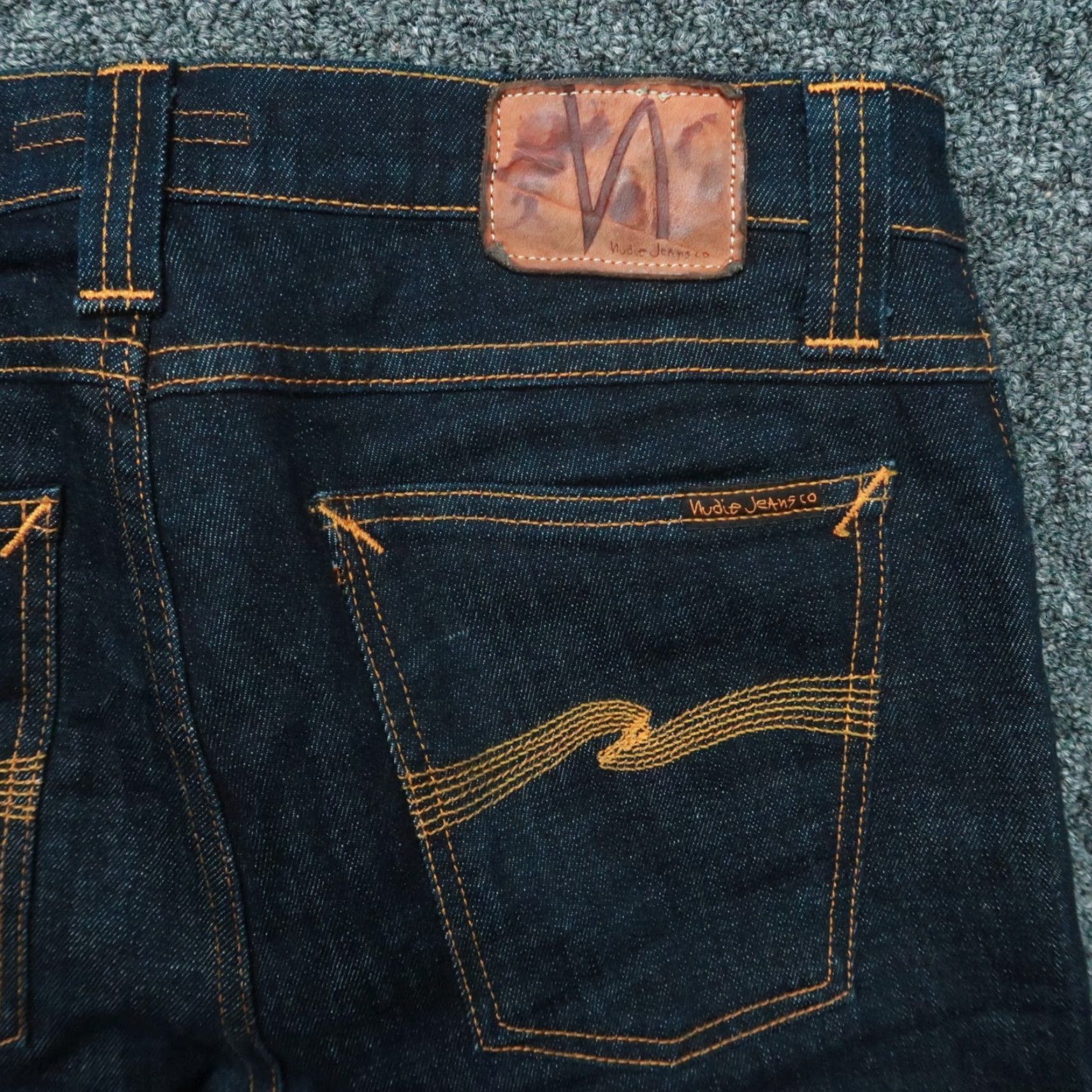 Nudie Jeans Nudie Jeans Mens 29x32 Blue Jeans Slim Regular Denim 5-Pocket Belt Loops Cotton Vintage No N/A Size US 29 - 5 Thumbnail