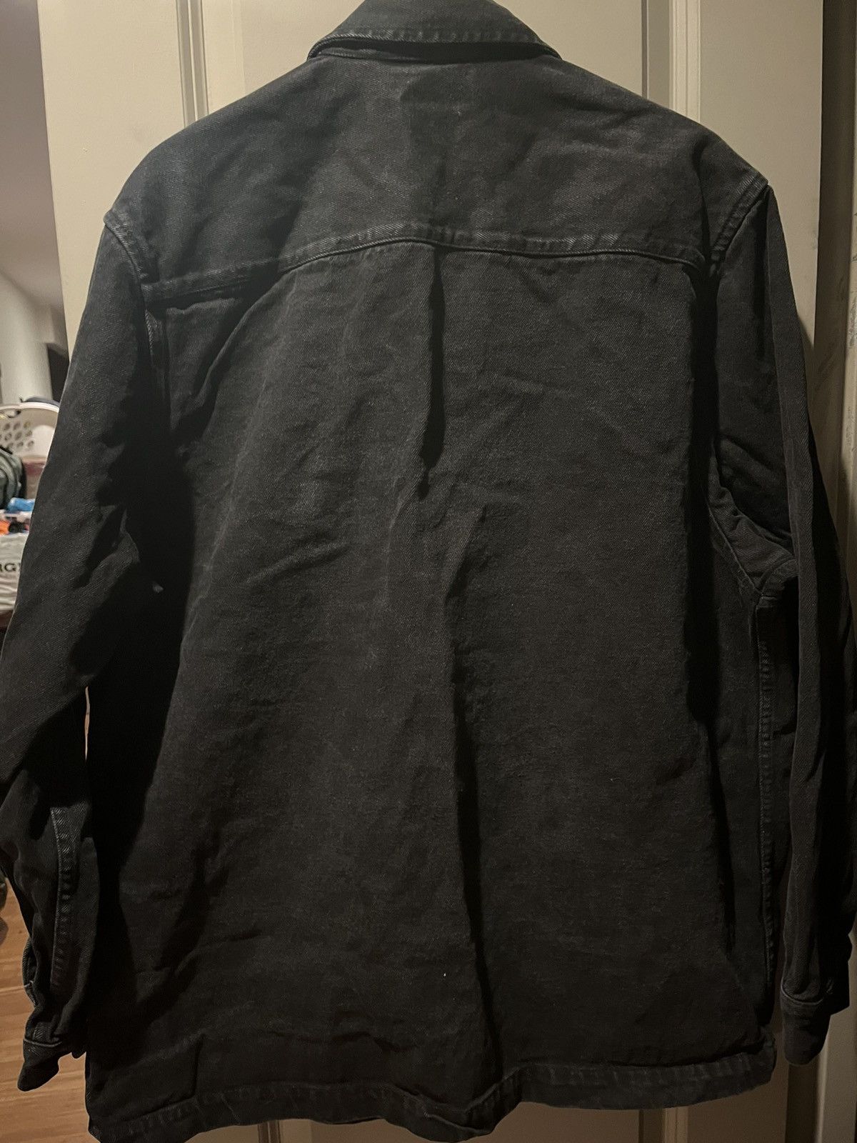 Schnaydermans Schnayderman's Black Army Denim Jacket Size US XXL / EU 58 / 5 - 2 Thumbnail