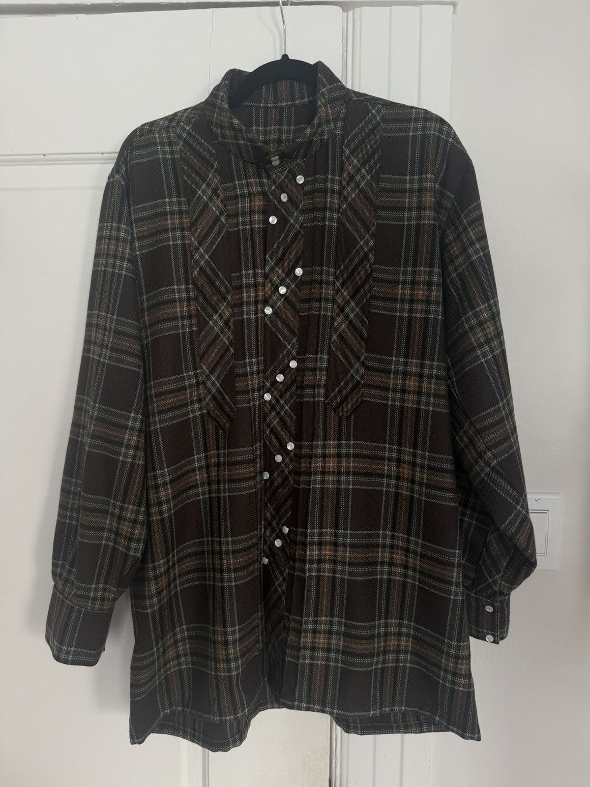 Vintage Brown flannel shirt Size US L / EU 52-54 / 3 - 1 Thumbnail
