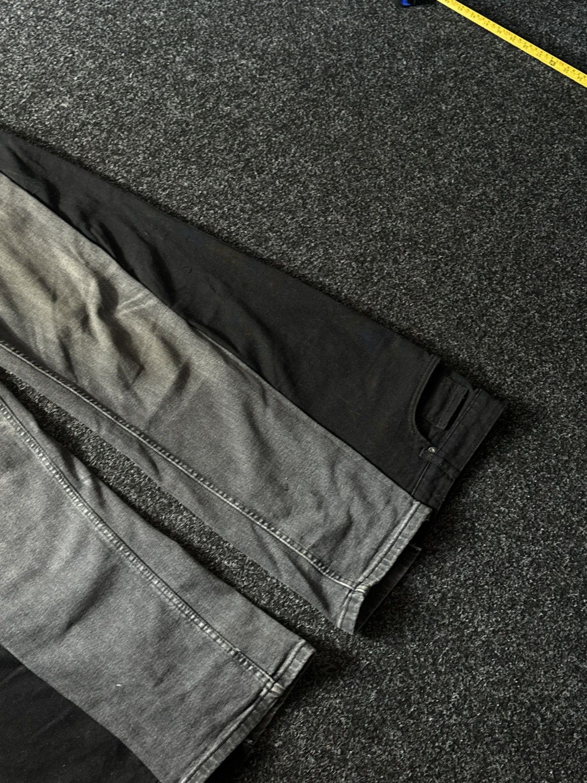 If Six Was Nine 🚨GRAIL CUSTOM DENIM JEANS 2in1 ULTRA BAGGY Y2K JAPANESE STYL Size US 34 / EU 50 - 3 Thumbnail