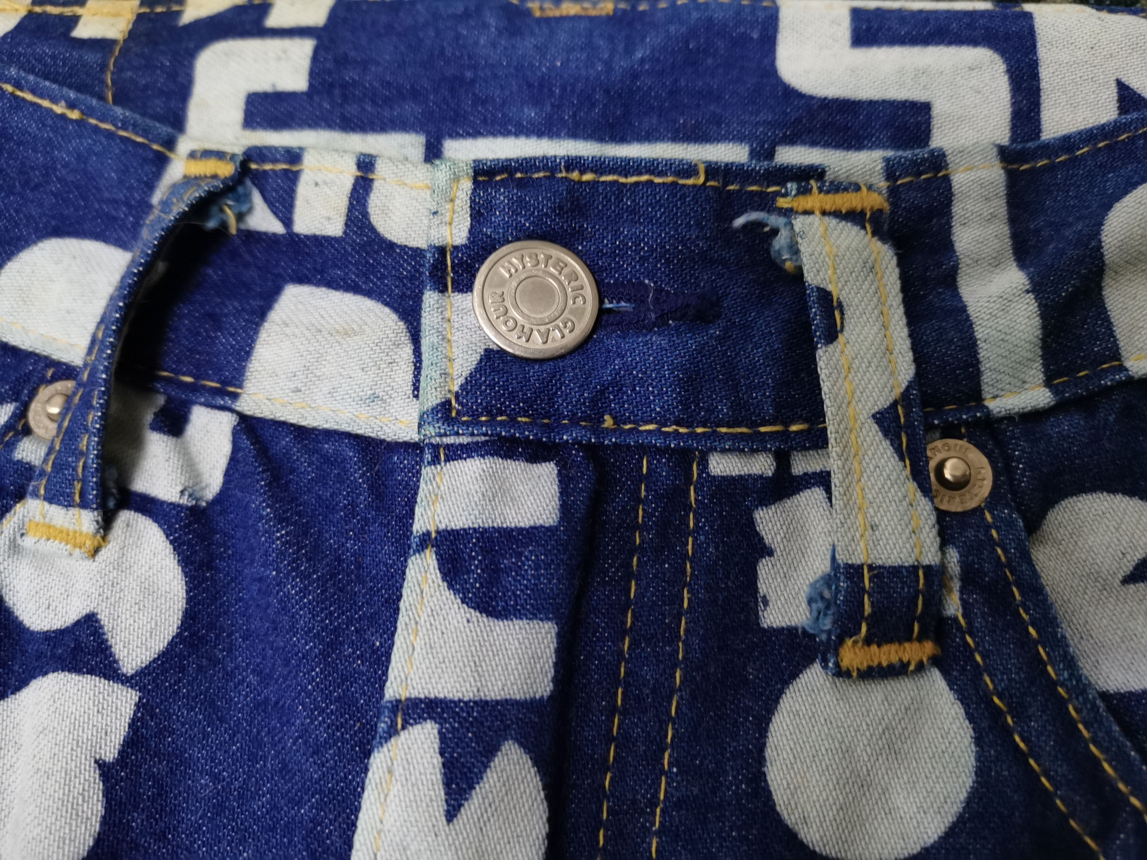 Hysteric Glamour HYSTERIC GLAMOUR KINKY JEANS PUNK STYLE DENIM WAIST 28 Size US 28 / EU 44 - 3 Thumbnail
