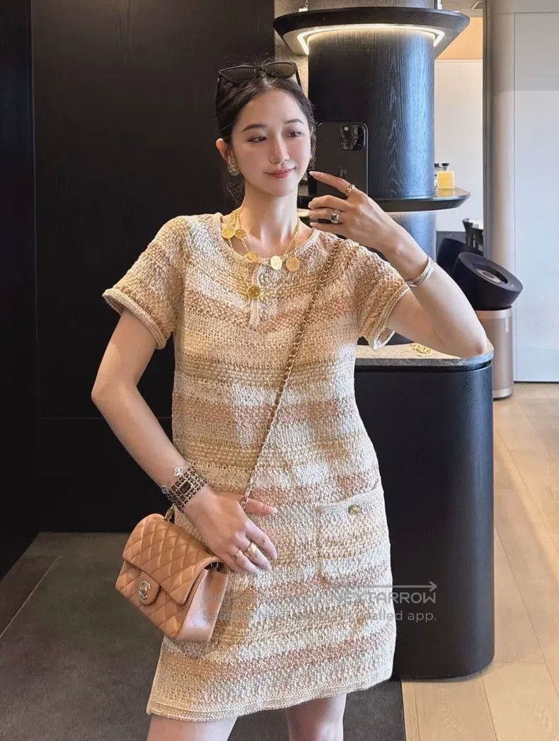 Chanel Chanel Greek series of knitted dresses Size XS / US 0-2 / IT 36-38 - 8 Thumbnail
