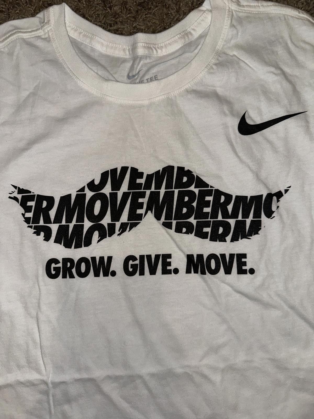 Nike Nike Men’s Movember Moustache Grow Give Move Black T-Shirt Size US M / EU 48-50 / 2 - 2 Thumbnail