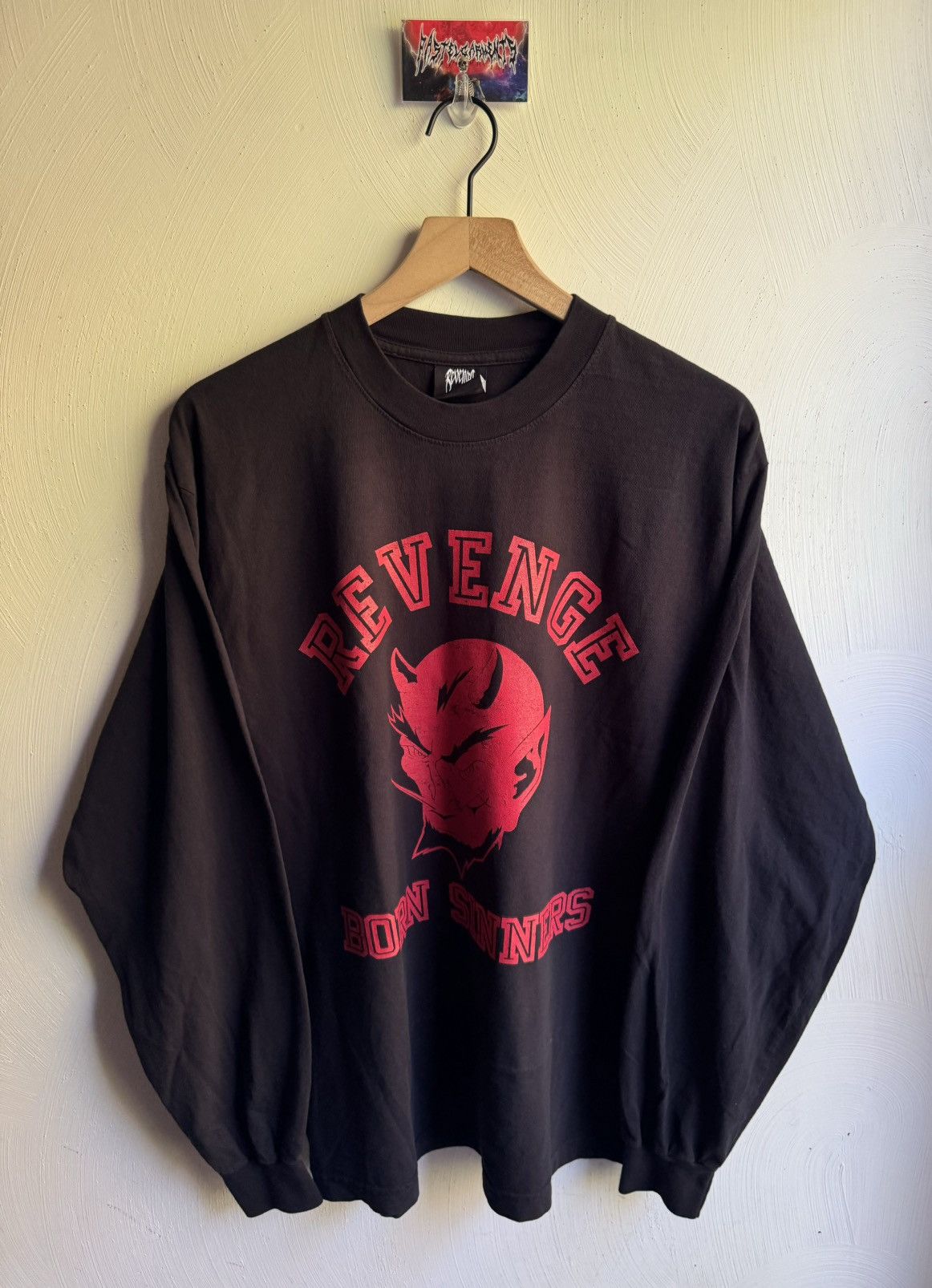 Revenge Revenge Born Sinners Long Sleeve Tee Black Size US M / EU 48-50 / 2 - 1 Thumbnail