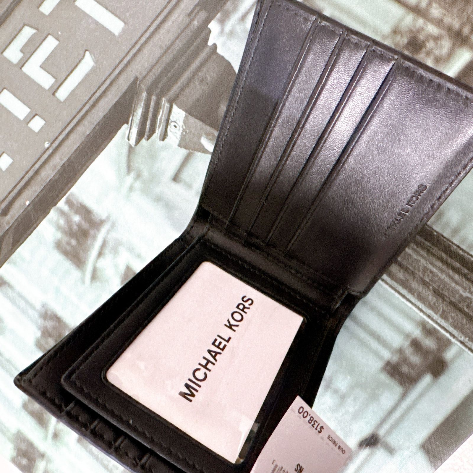 Michael Kors Michael Kors 36S0LCOF2L Cooper Billfold Wallet with Passcase Size ONE SIZE - 8 Thumbnail