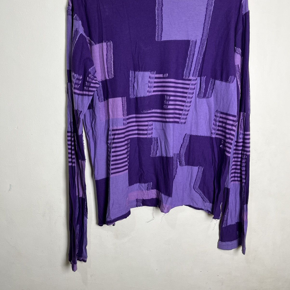 Y's Y's by Yohji Yamamoto Patchwork Sweater Size US L / EU 52-54 / 3 - 12 Thumbnail