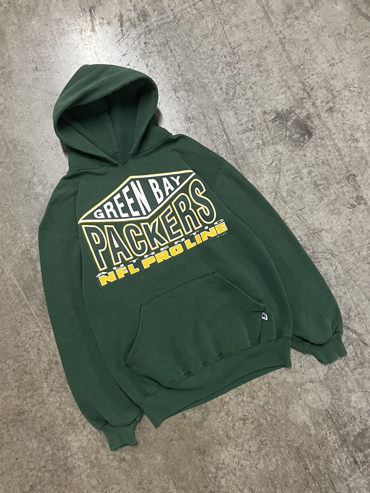Russell Athletic Vintage Russell athletic Green Bay packers proline hoodie Size US M / EU 48-50 / 2 - 2 Thumbnail