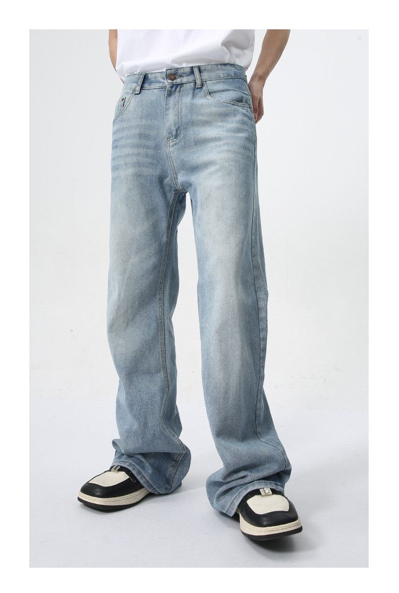 Japanese Brand × Jean Light blue flared washed jeans Size US 32 / EU 48 - 1 Thumbnail